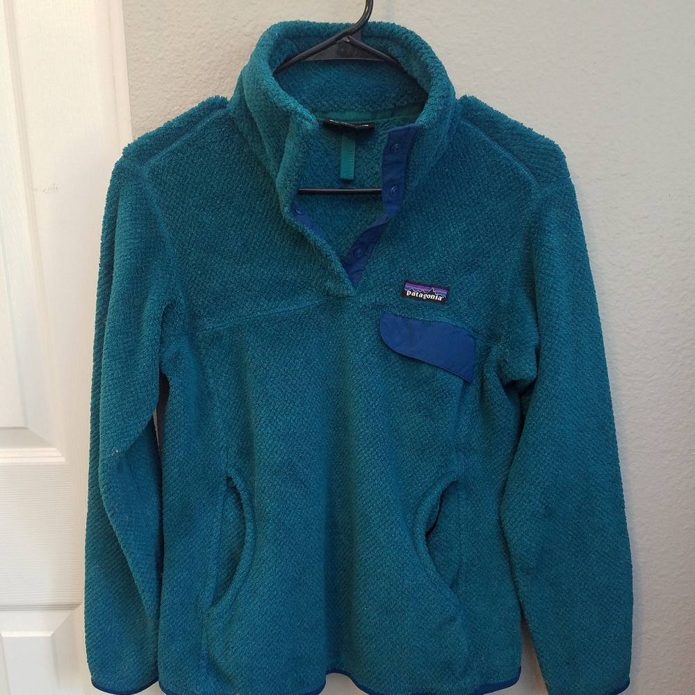 Patagonia Re-Tool Snap T Pullover in Teal